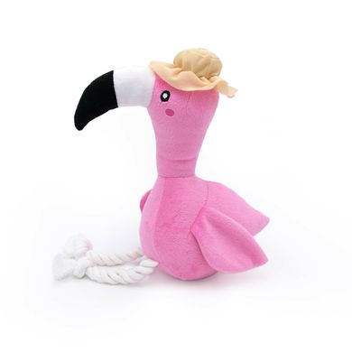 Мягкая игрушка ZippyPaws Playful Pal, Freya the Flamingo