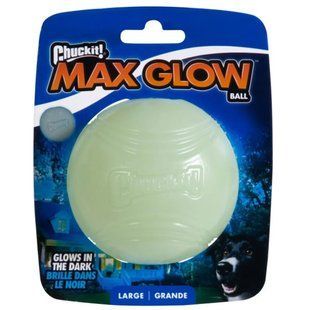 М'яч, що світиться в темряві, Chuckit!&reg;&nbsp;Max Glow&reg; Ball, ⌀ 7,6 см