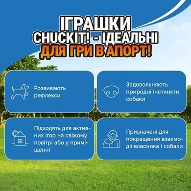 М'яч, що світиться в темряві Chuckit!&reg; Air&trade; Glow Fetch, ⌀ 5 см