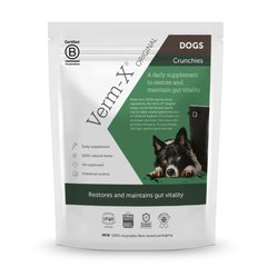 Натуральні ласощі для дегельмінтизації собак Verm-X® Original Crunchies, 100 г