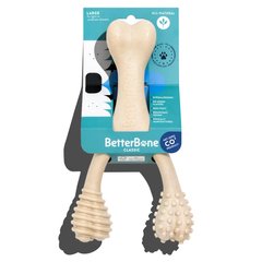Натуральна іграшка для жування та чистки зубів BetterBone CLASSIC, Large, All Natural (гіпоалергенний)