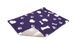 Non-Slip Vetbed® (под заказ), Purple with White Paws, Bones and Hearts, 100 см х 75 см (под заказ)