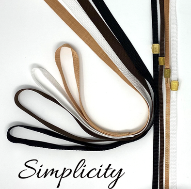 Ринговки Simplicity Nylon Show Leads, Чорний, 6 мм