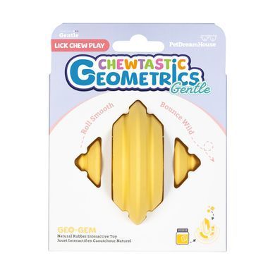 Интерактивная игрушка-кормушка Chewtastic Geometrics Geo-Gem Gentle