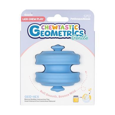 Интерактивная игрушка-кормушка Chewtastic Geometrics Geo-Hex Gentle