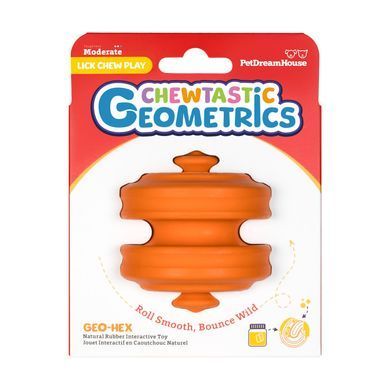 Интерактивная игрушка-кормушка Chewtastic Geometrics Geo-Hex