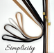 Ринговка Simplicity Nylon Show Leads, Черный, 9 мм