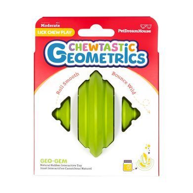 Интерактивная игрушка-кормушка Chewtastic Geometrics Geo-Gem