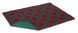 Vetbed® Original (под заказ), Charcoal and Red Polka, 135 см х 75 см (под заказ)