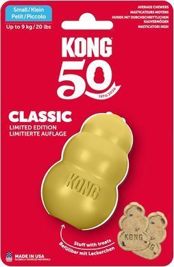 Интерактивная игрушка-кормушка KONG&reg; Classic Limited Edition GOLD, Small