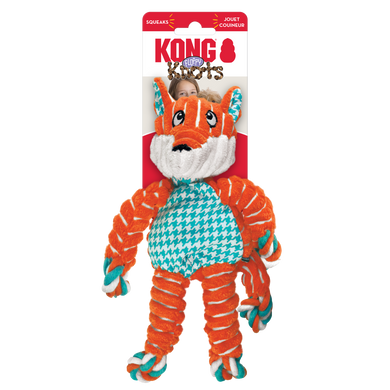 Мягкая игрушка KONG® Floppy Knots, Small/Medium, Fox