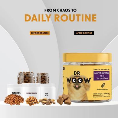 Мультивитаминный комплекс Dr Woow Multifunctional 11-in-1 Chews 90 шт.