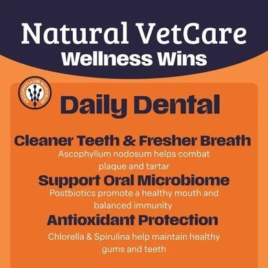 Харчова добавка для зубів та свіжого подиху Natural VetCare Daily Dental 200 г